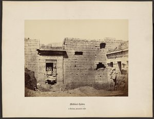 Medinet-Habou, a Tebe, prima corte da Wilhelm Hammerschmidt