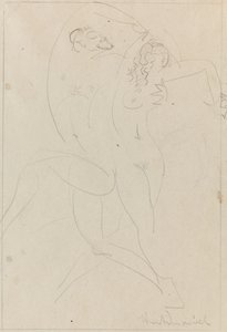 Ninfa e satiro, c.1915 da Wilhelm Hunt Diederich