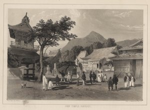 Tempio Principale, Hakodadi, 1855 da Wilhelm Joseph Heine