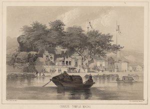 Tempio cinese, Macao, 1855