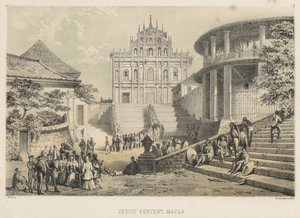 Convento dei Gesuiti, Macao, 1855