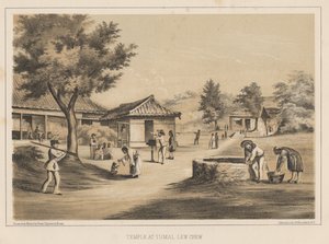 Tempio a Tumai, Lew Chew, 1855