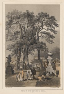 Tempio di Hat-Chi-Man-Ya-Chu-Ro, Simoda (Sintoo), 1855