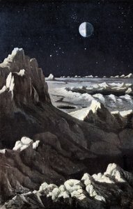 Paesaggio lunare, c1880 da Wilhelm Kranz