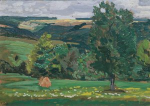 Paesaggio nel Württemberg da Wilhelm Legler