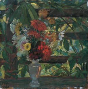 Pergola con fiori