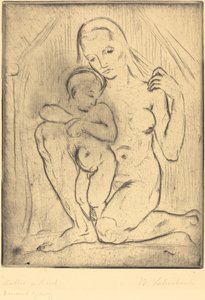 Madre e figlio da Wilhelm Lehmbruck
