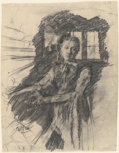 Malresl che lavora in cucina da Wilhelm Maria Hubertus Leibl