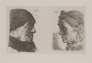 Coppia di contadini da Wilhelm Maria Hubertus Leibl