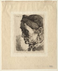 Testa di una Contadina da Wilhelm Maria Hubertus Leibl
