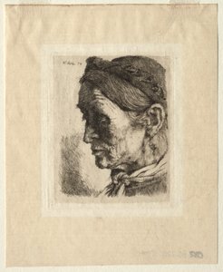 Testa di una Contadina, 1874 da Wilhelm Maria Hubertus Leibl