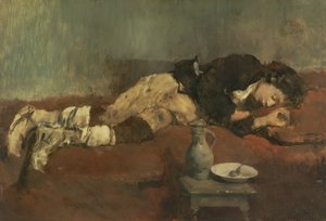 Ragazzo savoiardo che dorme, 1869