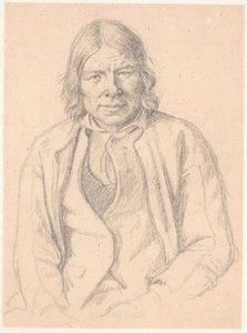Mezzobusto di un contadino svedese da Wilhelm Marstrand