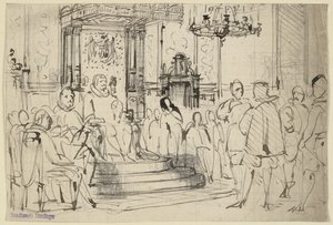 Cristiano IV in tribunale da Wilhelm Marstrand