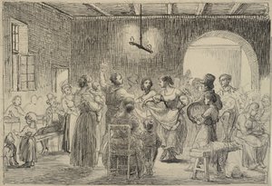 Danza in una latteria da Wilhelm Marstrand