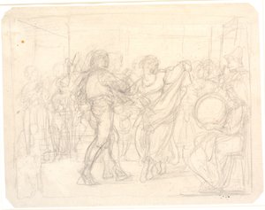 Danza in una latteria da Wilhelm Marstrand