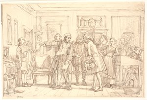 Il pigro, I, 6 da Wilhelm Marstrand