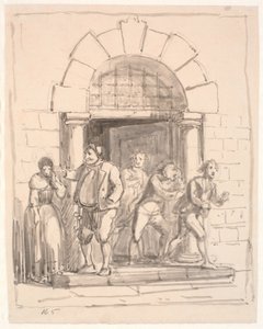 Il carceriere distratto da Wilhelm Marstrand