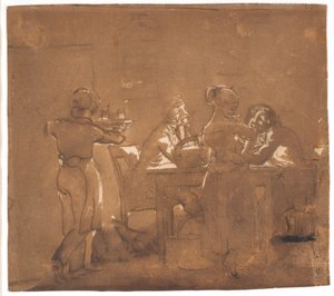 Scena in una taverna da Wilhelm Marstrand