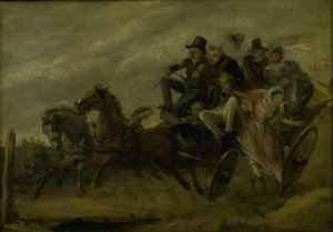 Episodio da Ludvig Holberg: Il viaggio alla sorgente miracolosa da Wilhelm Marstrand