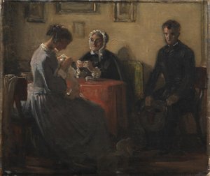 La visita del pretendente da Wilhelm Marstrand