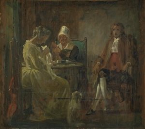 La visita del pretendente. Costumi dell