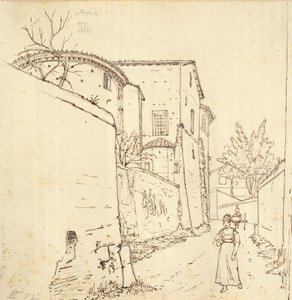 Strada a Roma da Wilhelm Marstrand
