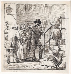 Musicisti di strada da Wilhelm Marstrand