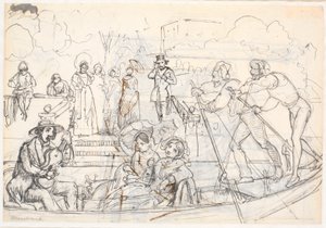 Scena di gondola a Venezia da Wilhelm Marstrand