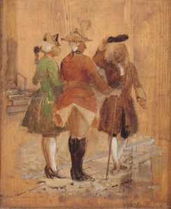Holberg cede il passo a Jacob von Thyboe e Jean de France da Wilhelm Marstrand
