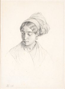 Testa di italiana da Wilhelm Marstrand