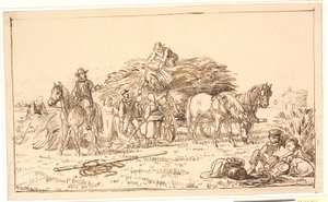 Scena di raccolto da Wilhelm Marstrand