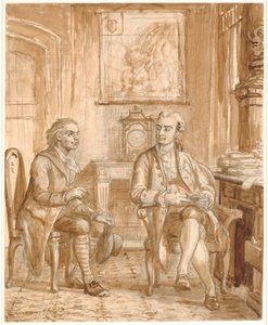 Ministro Guldberg e Wessel da Wilhelm Marstrand