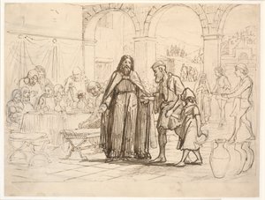 Parabola La grande cena da Wilhelm Marstrand