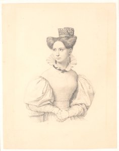 Ritratto di Sophie Frederikke Raffenberg da Wilhelm Marstrand