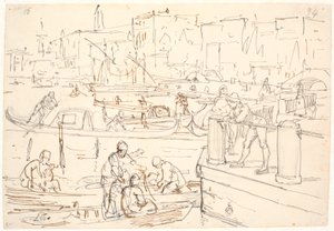 Scena sulla riva a Venezia da Wilhelm Marstrand