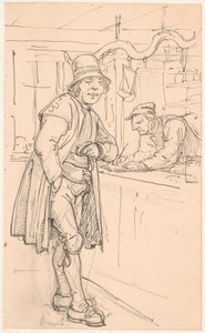 Contadino svedese dal mercante da Wilhelm Marstrand