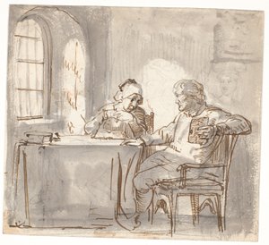 I genitori di Thorvaldsen hanno ricevuto una lettera dal figlio da Wilhelm Marstrand