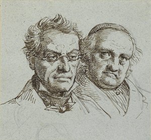Due uomini da Wilhelm Marstrand