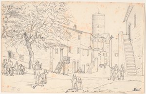Piazza a Nemi