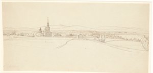 Vista verso Mora a Dalarna da Wilhelm Marstrand