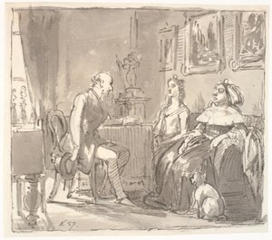 Visita alla sua grazia da Wilhelm Marstrand