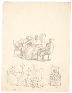 Scene di visita da Wilhelm Marstrand