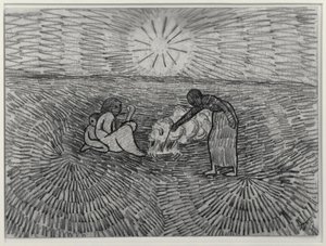 Fuoco di patate II da Wilhelm Morgner