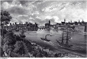 Veduta di Narva, c. 1850 da Wilhelm Siegfried Stavenhagen