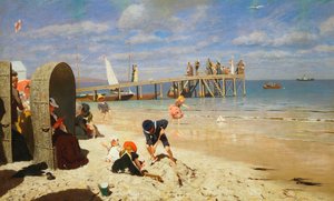 Una giornata di sole in spiaggia da Wilhelm Simmler