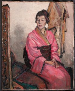 Dama in kimono da Wilhelm Thöny