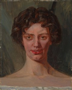 Ritratto di Bertha Reiff da Wilhelm Trübner