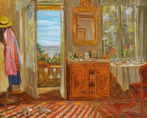 Interno sul Lago di Starnberg da Wilhelm Trübner