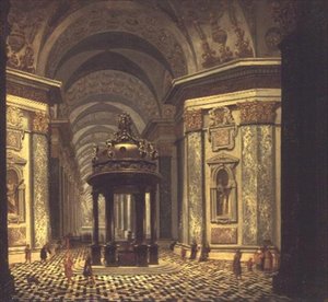 Interno di una chiesa da Wilhelm van Ehrenberg